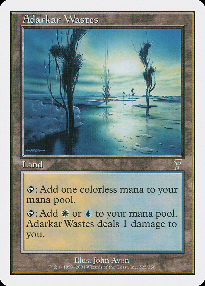 Adarkar Wastes [Seventh Edition] | Gamer Loot