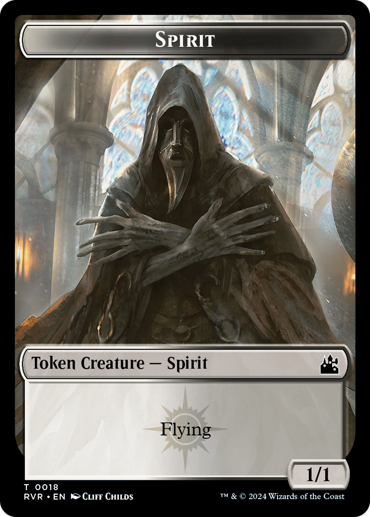 Spirit Token (0018) [Ravnica Remastered Tokens] | Gamer Loot