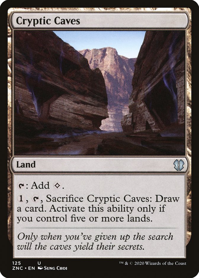 Cryptic Caves [Zendikar Rising Commander] | Gamer Loot