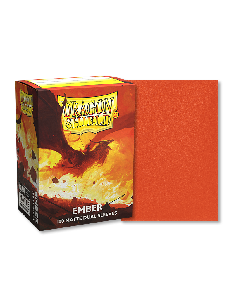 Dragon Shield 100ct-Double Matte- Ember | Gamer Loot