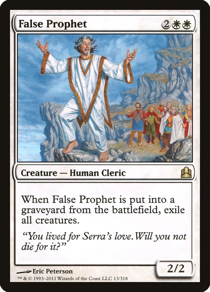 False Prophet [Commander 2011] | Gamer Loot