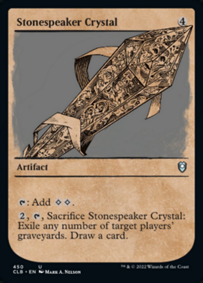 Stonespeaker Crystal (Showcase) [Commander Legends: Battle for Baldur's Gate] | Gamer Loot