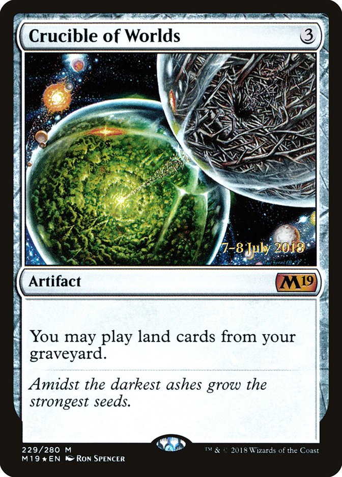 Crucible of Worlds  [Core Set 2019 Prerelease Promos] | Gamer Loot