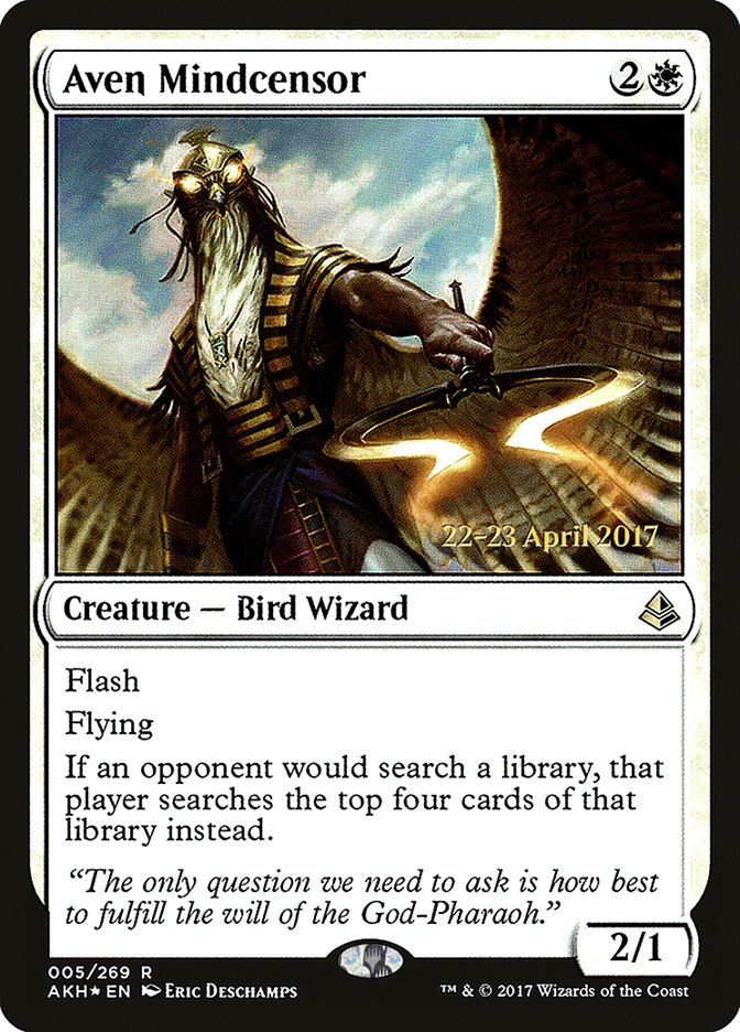 Aven Mindcensor  [Amonkhet Prerelease Promos] | Gamer Loot