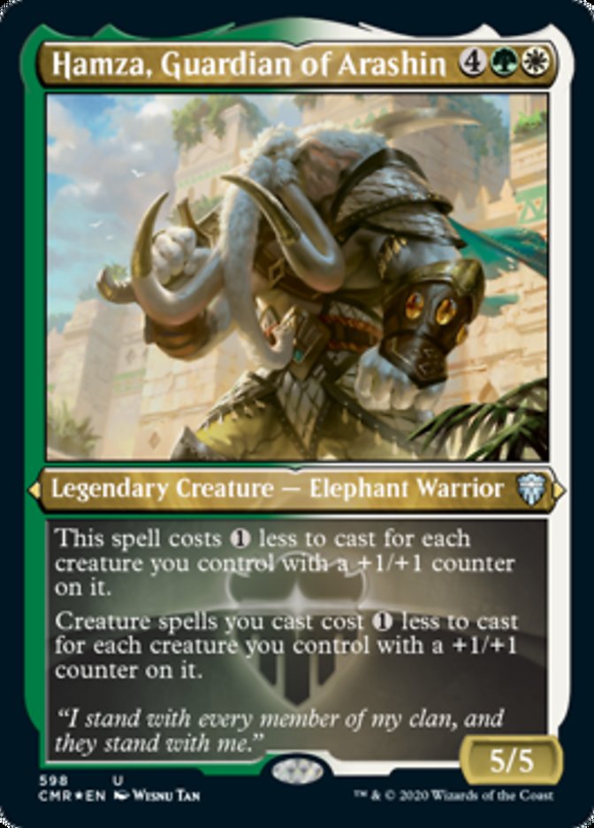 Hamza, Guardian of Arashin (Etched) [Commander Legends] | Gamer Loot