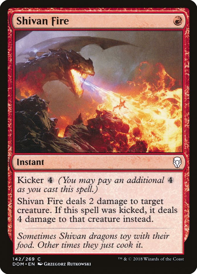 Shivan Fire [Dominaria] | Gamer Loot