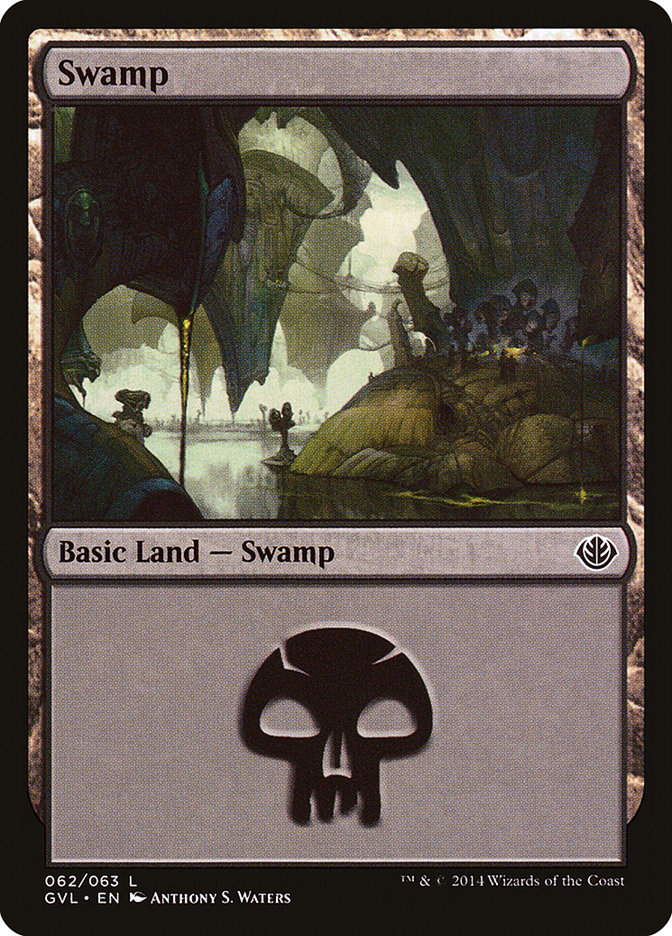 Swamp (62) (Garruk vs. Liliana) [Duel Decks Anthology] | Gamer Loot