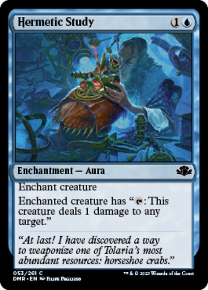Hermetic Study [Dominaria Remastered] | Gamer Loot