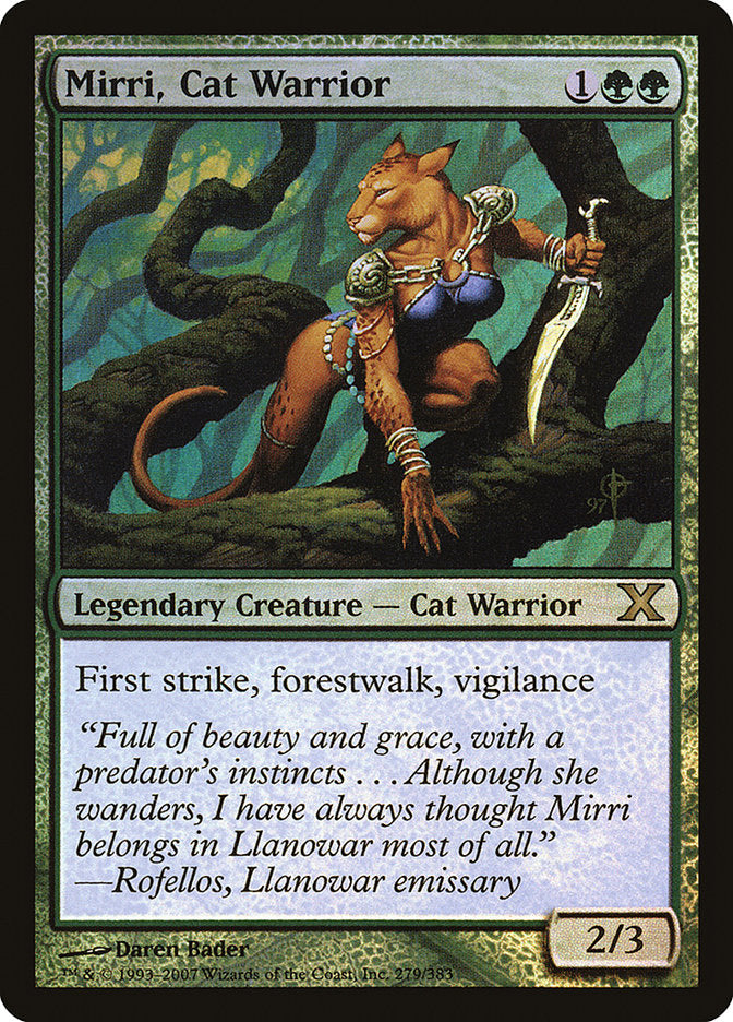 Mirri, Cat Warrior (Premium Foil) [Tenth Edition] | Gamer Loot