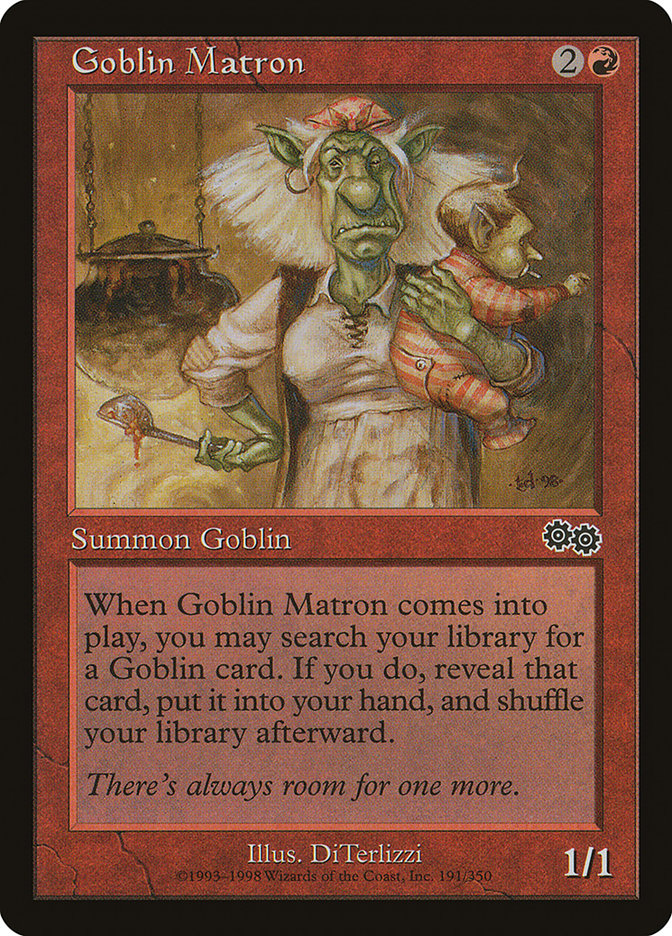 Goblin Matron [Urza's Saga] | Gamer Loot