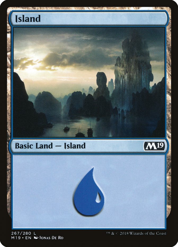 Island (267) [Core Set 2019] | Gamer Loot