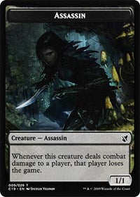 Assassin // Morph Double-sided Token [Commander 2019 Tokens] | Gamer Loot