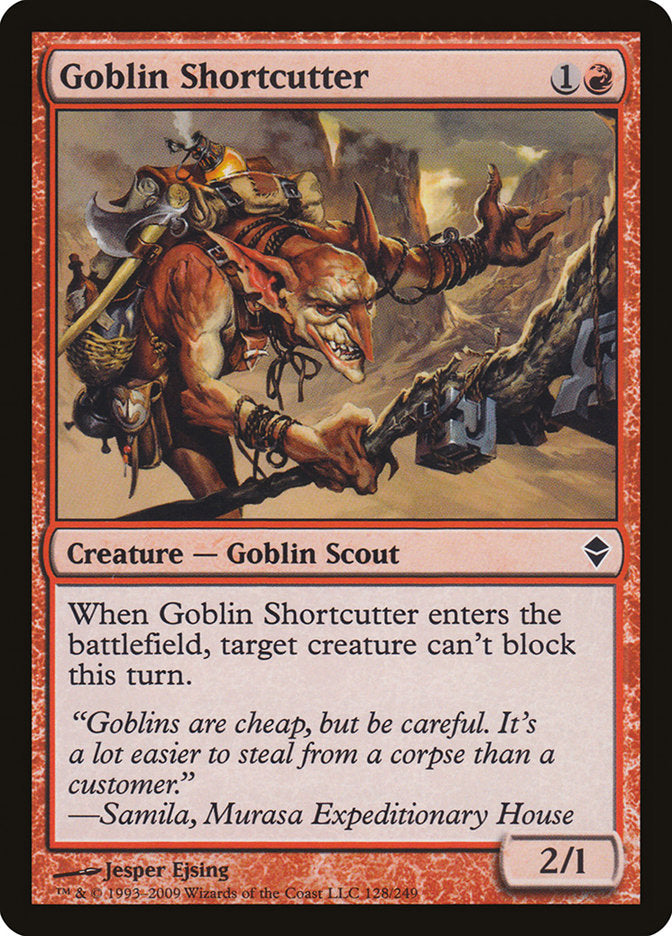 Goblin Shortcutter [Zendikar] | Gamer Loot