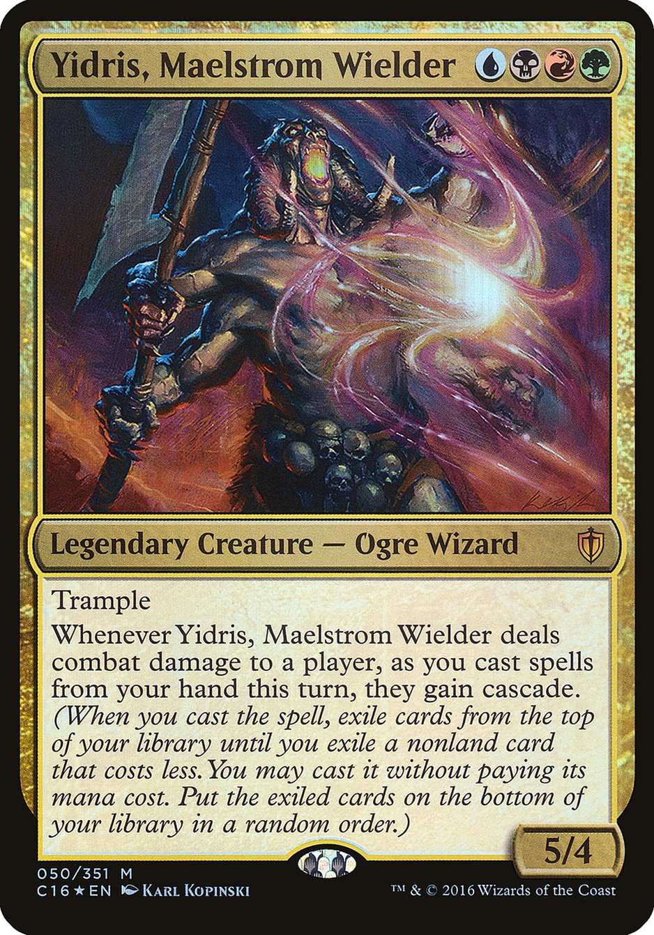 Yidris, Maelstrom Wielder (Oversized) [Commander 2016 Oversized] | Gamer Loot