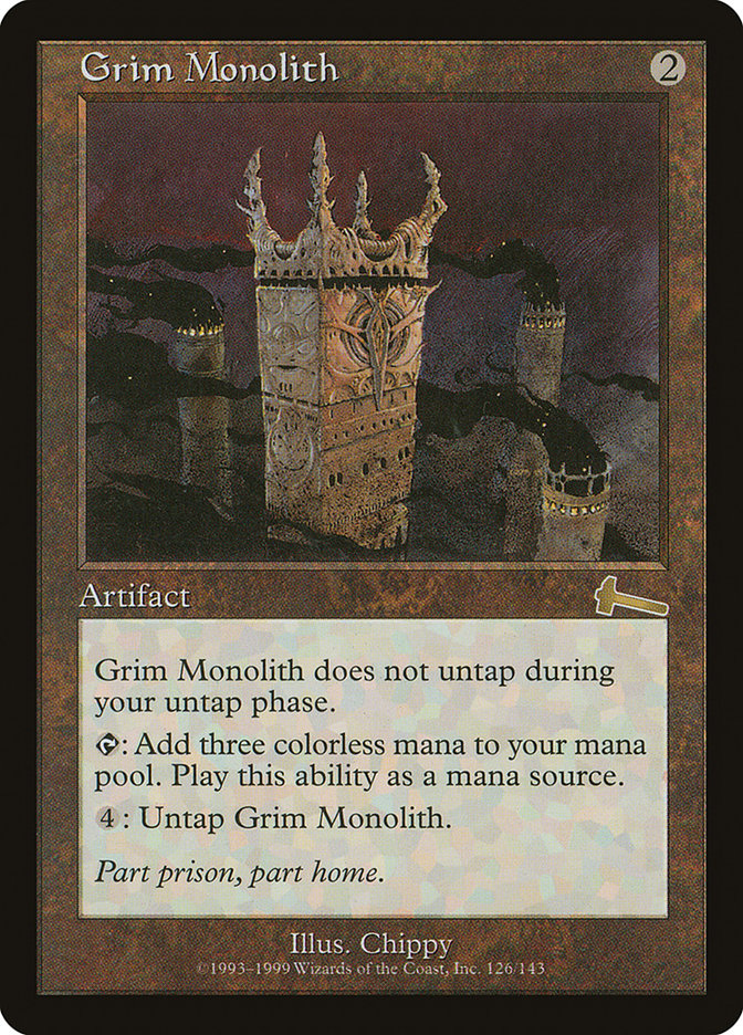 Grim Monolith [Urza's Legacy] | Gamer Loot