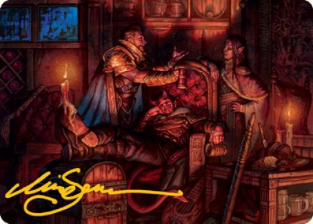 Long Rest Art Card (Gold-Stamped Signature) [Dungeons & Dragons: Adventures in the Forgotten Realms Art Series] | Gamer Loot