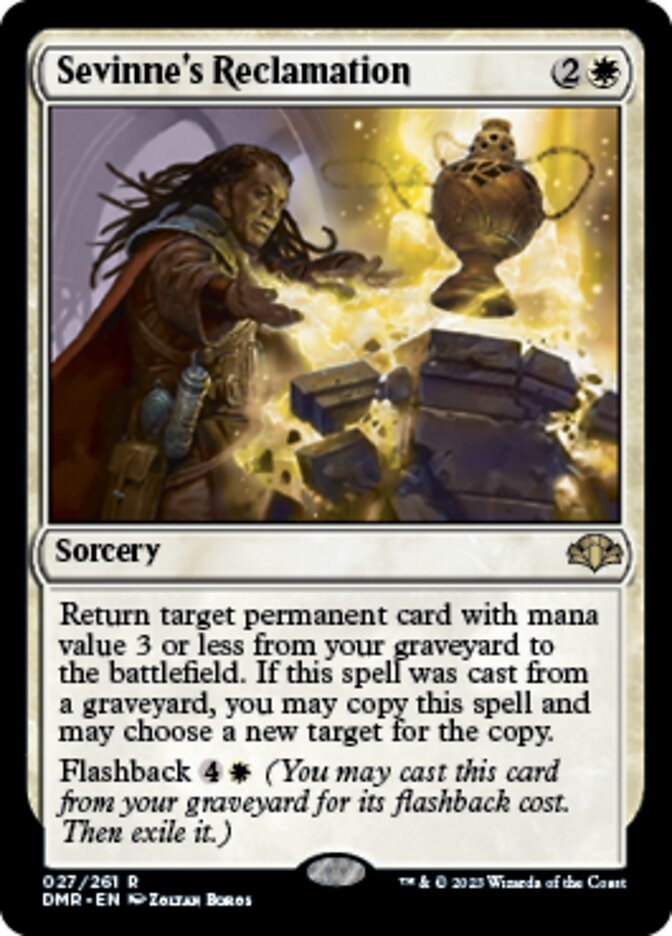 Sevinne's Reclamation [Dominaria Remastered] | Gamer Loot