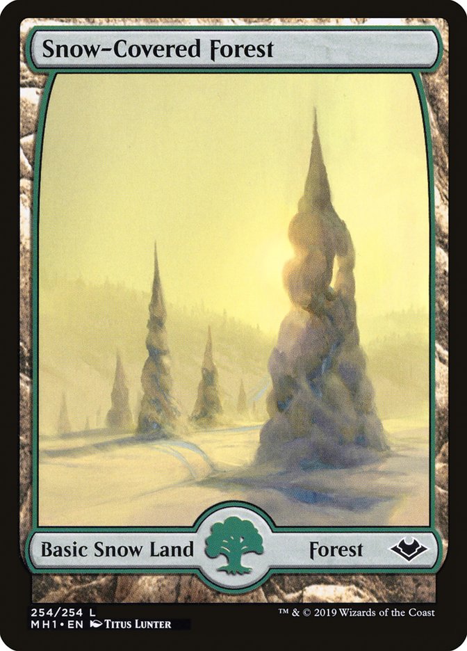 Snow-Covered Forest [Modern Horizons] | Gamer Loot