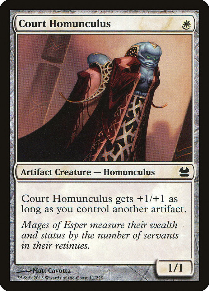 Court Homunculus [Modern Masters] | Gamer Loot