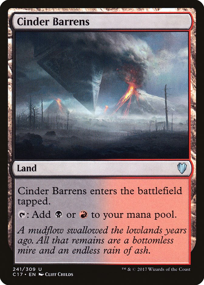 Cinder Barrens [Commander 2017] | Gamer Loot