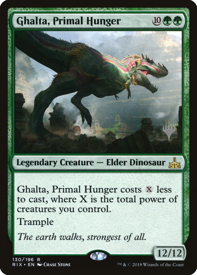 Ghalta, Primal Hunger (Promo Pack) [Rivals of Ixalan Promos] | Gamer Loot