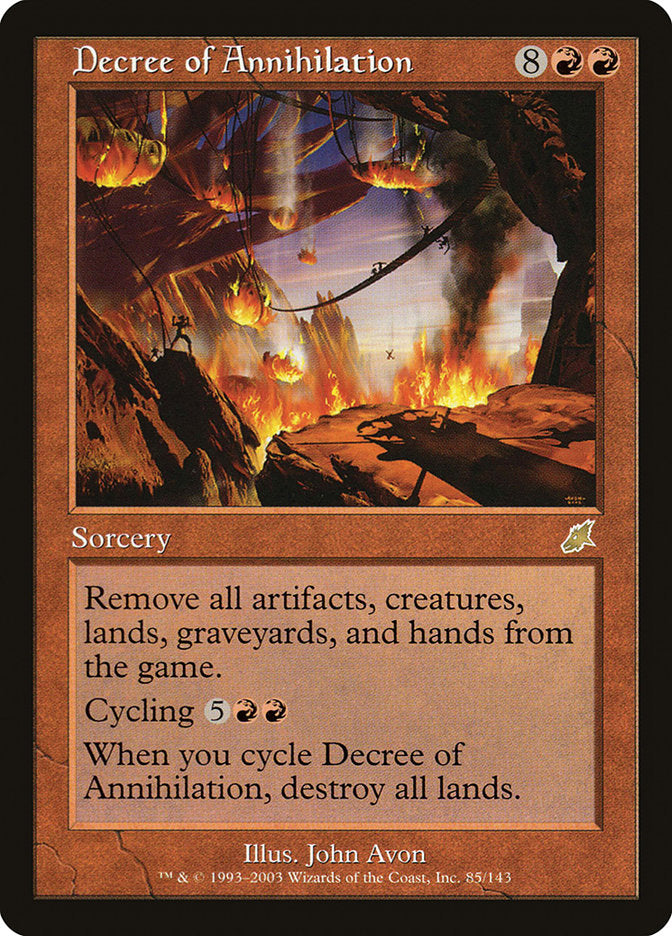 Decree of Annihilation [Scourge] | Gamer Loot