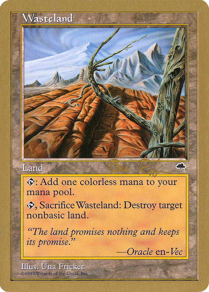 Wasteland (Ben Rubin) [World Championship Decks 1998] | Gamer Loot