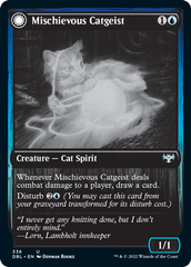 Mischievous Catgeist // Catlike Curiosity [Innistrad: Double Feature] | Gamer Loot