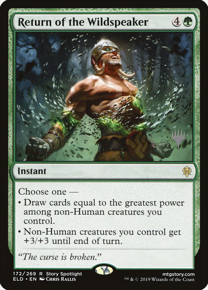 Return of the Wildspeaker (Promo Pack) [Throne of Eldraine Promos] | Gamer Loot