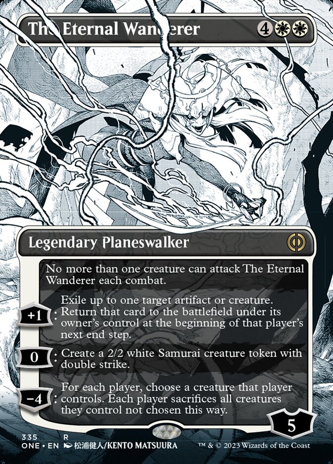 The Eternal Wanderer (Borderless Manga) [Phyrexia: All Will Be One] | Gamer Loot