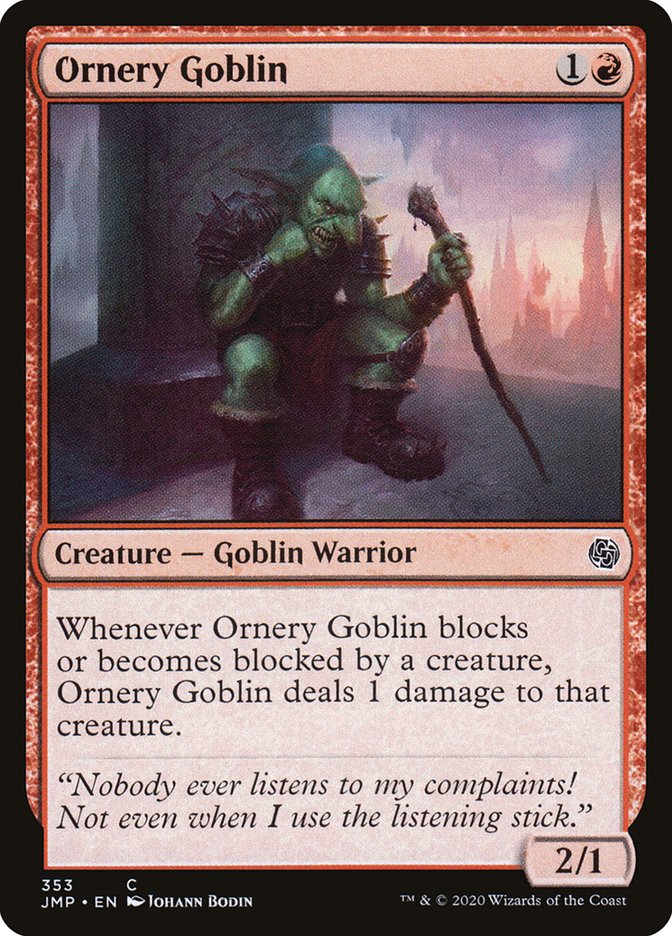 Ornery Goblin [Jumpstart] | Gamer Loot