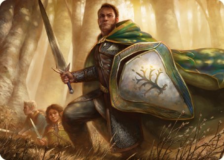 Boromir, Warden of the Tower Art Card [The Lord of the Rings: Tales of Middle-earth Art Series] | Gamer Loot