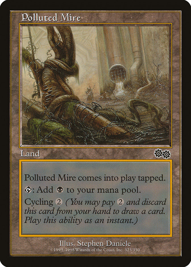 Polluted Mire [Urza's Saga] | Gamer Loot