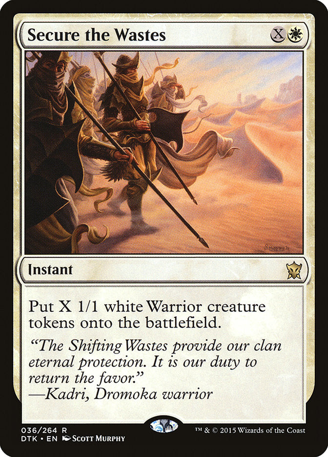 Secure the Wastes [Dragons of Tarkir] | Gamer Loot