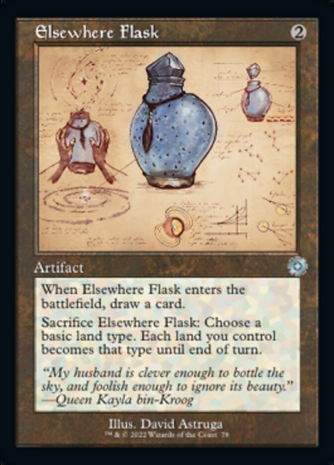 Elsewhere Flask (Retro Schematic) [The Brothers' War Retro Artifacts] | Gamer Loot