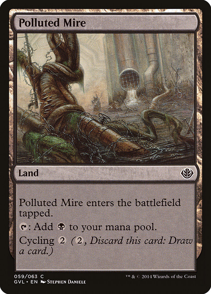 Polluted Mire (Garruk vs. Liliana) [Duel Decks Anthology] | Gamer Loot