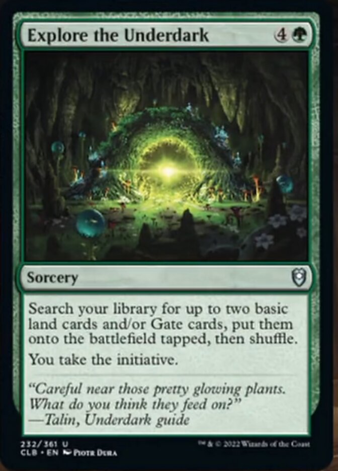 Explore the Underdark [Commander Legends: Battle for Baldur's Gate] | Gamer Loot