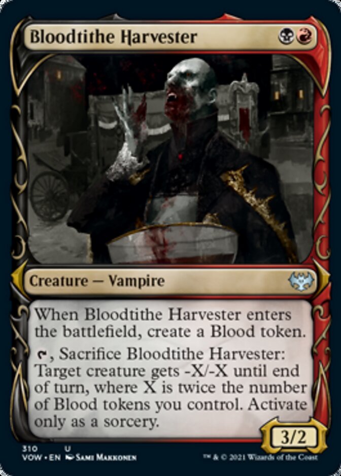 Bloodtithe Harvester (Showcase Fang Frame) [Innistrad: Crimson Vow] | Gamer Loot