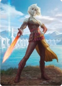 Nahiri, Heir of the Ancients 1 Art Card [Zendikar Rising Art Series] | Gamer Loot