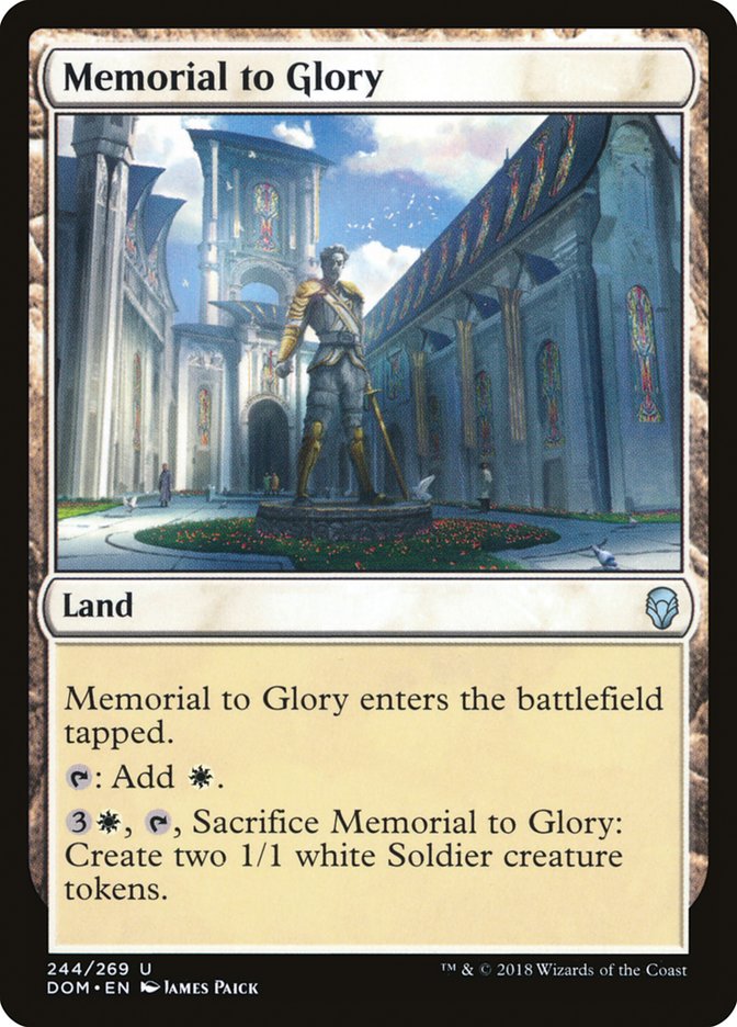 Memorial to Glory [Dominaria] | Gamer Loot
