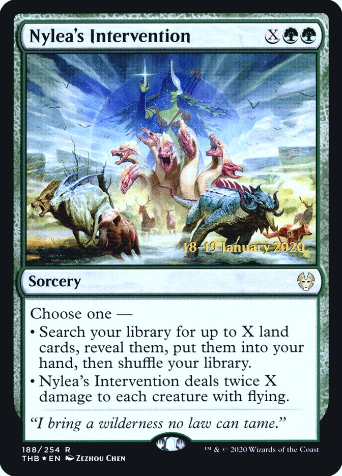 Nylea's Intervention [Theros Beyond Death Prerelease Promos] | Gamer Loot