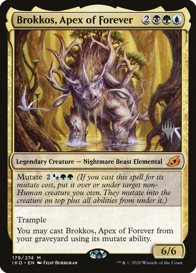 Brokkos, Apex of Forever (Promo Pack) [Ikoria: Lair of Behemoths Promos] | Gamer Loot