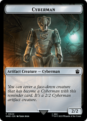 Horse // Cyberman Double-Sided Token [Doctor Who Tokens] | Gamer Loot