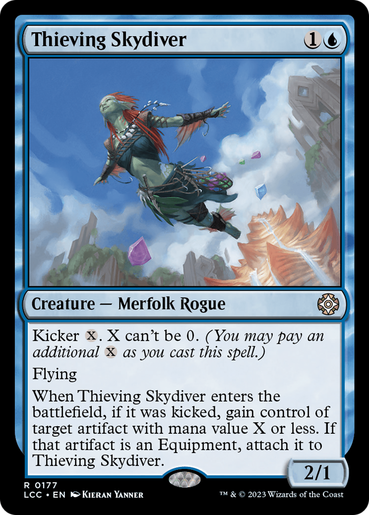 Thieving Skydiver [The Lost Caverns of Ixalan Commander] | Gamer Loot