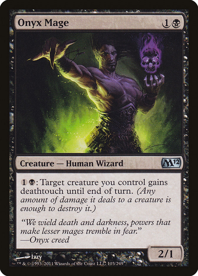 Onyx Mage [Magic 2012] | Gamer Loot