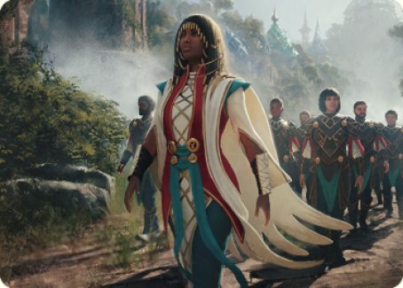 Queen Kayla bin-Kroog Art Card [The Brothers' War Art Series] | Gamer Loot