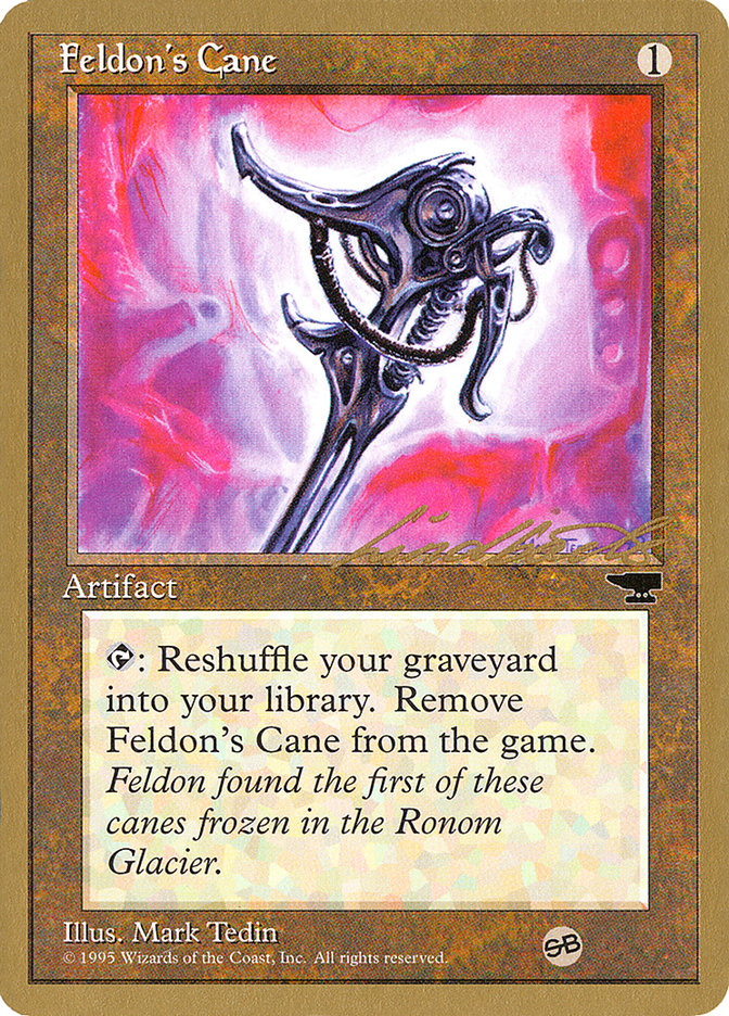 Feldon's Cane (Leon Lindback) (SB) [Pro Tour Collector Set] | Gamer Loot