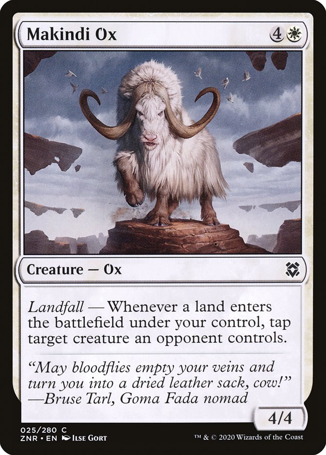 Makindi Ox [Zendikar Rising] | Gamer Loot