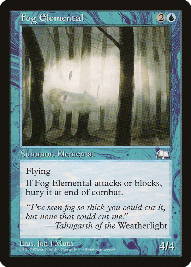 Fog Elemental [Weatherlight] | Gamer Loot