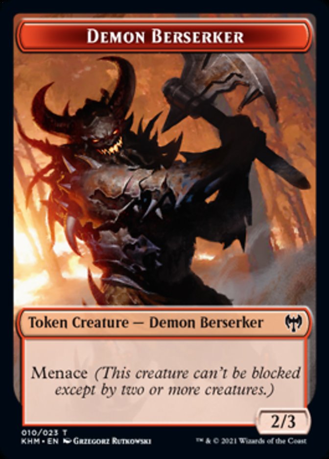 Demon Berserker [Kaldheim Tokens] | Gamer Loot